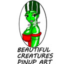 blog logo of Beatiful creature pin up art