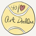 blog logo of 40-Love Art Doodles