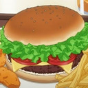 ANIME GIRLS EATING BURGERS