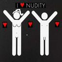 blog logo of nudists do it better together