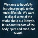 Nudism NOT Porn