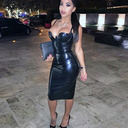 Little Black Leather Dress