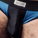 blog logo of bulges, musclemen, lycra and c-thru....