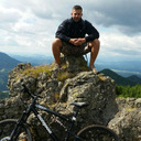 nature bike and mountains