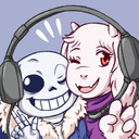 blog logo of Ask Sans and Toriel! [Audio!]